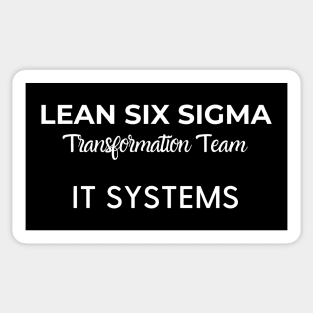 Lean Transformation Team IT SYSTEMS Sticker